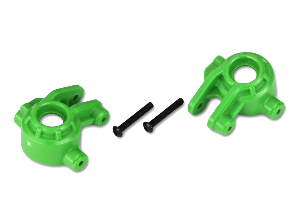 Traxxas 9037G Steering Blocks, Extreme Heavy Duty, Green (Left & Right)