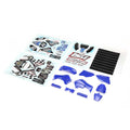 Losi LOS260001 Blue Plastics w/Wraps: PM-MX