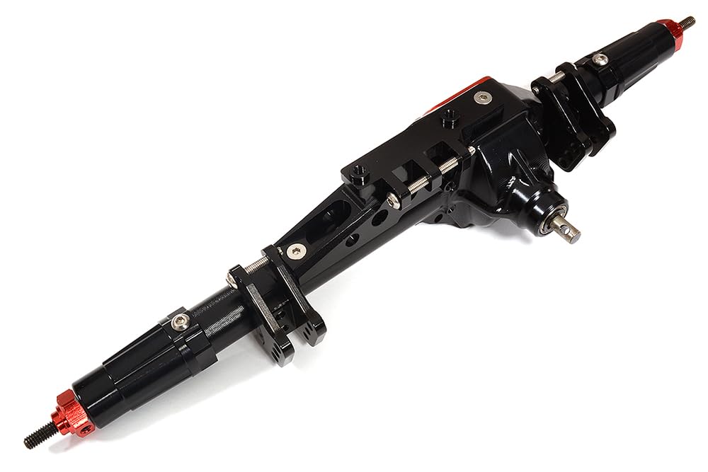 Integy C28762BLACK Complete Rear Axle Assembly - AXI 1/10 Wraith 2.2