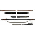 Hot Racing SCXP12HW01 20mm Wide Brass Axle Tube Set: PRO
