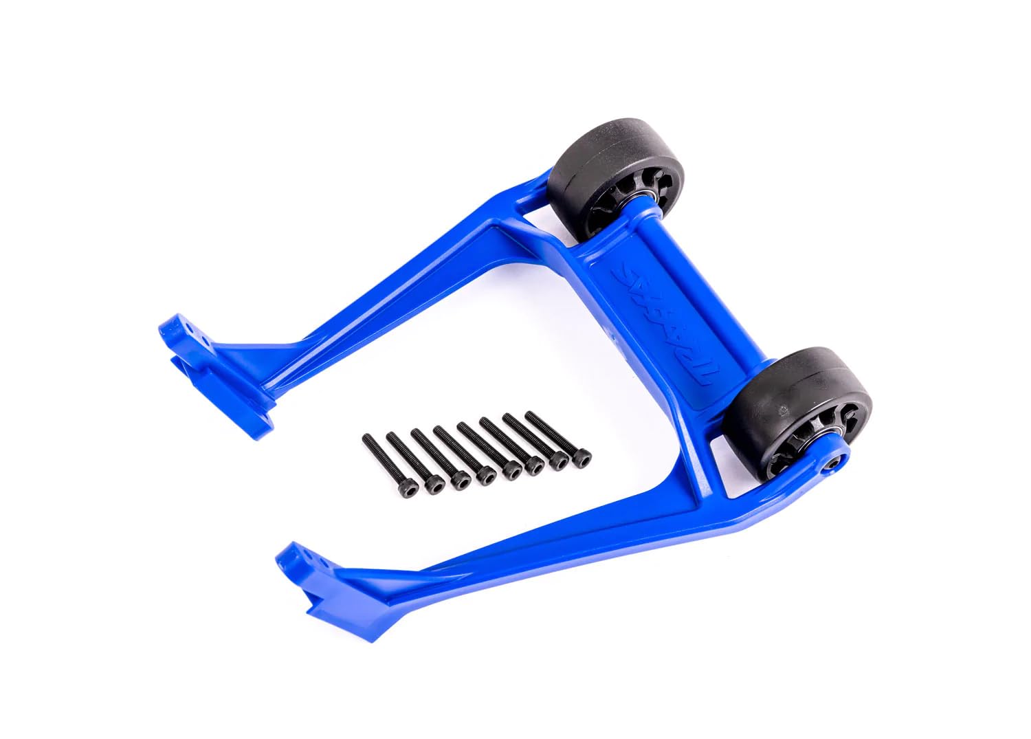Traxxas 9576X Wheelie Bar, Blue (Assembled)