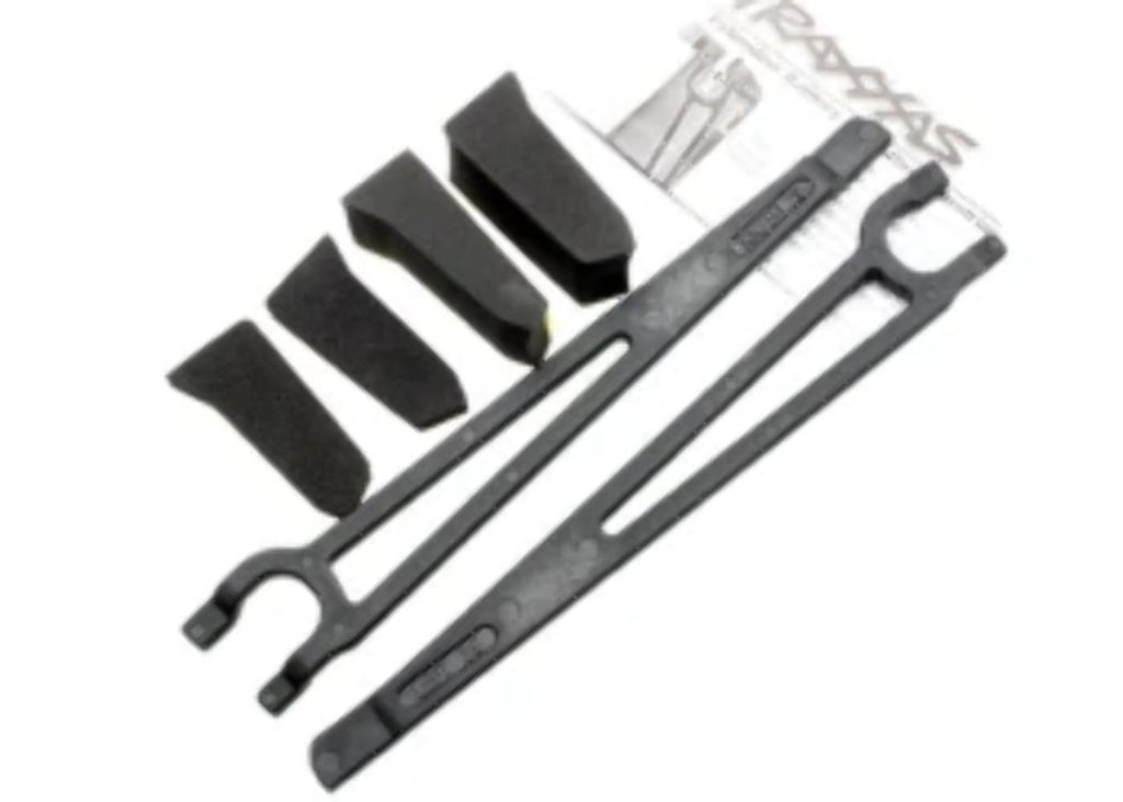 Traxxas 3927X Tall/Taller Battery Hold Downs(2) for Hump-Packs: 1/10 E-Maxx