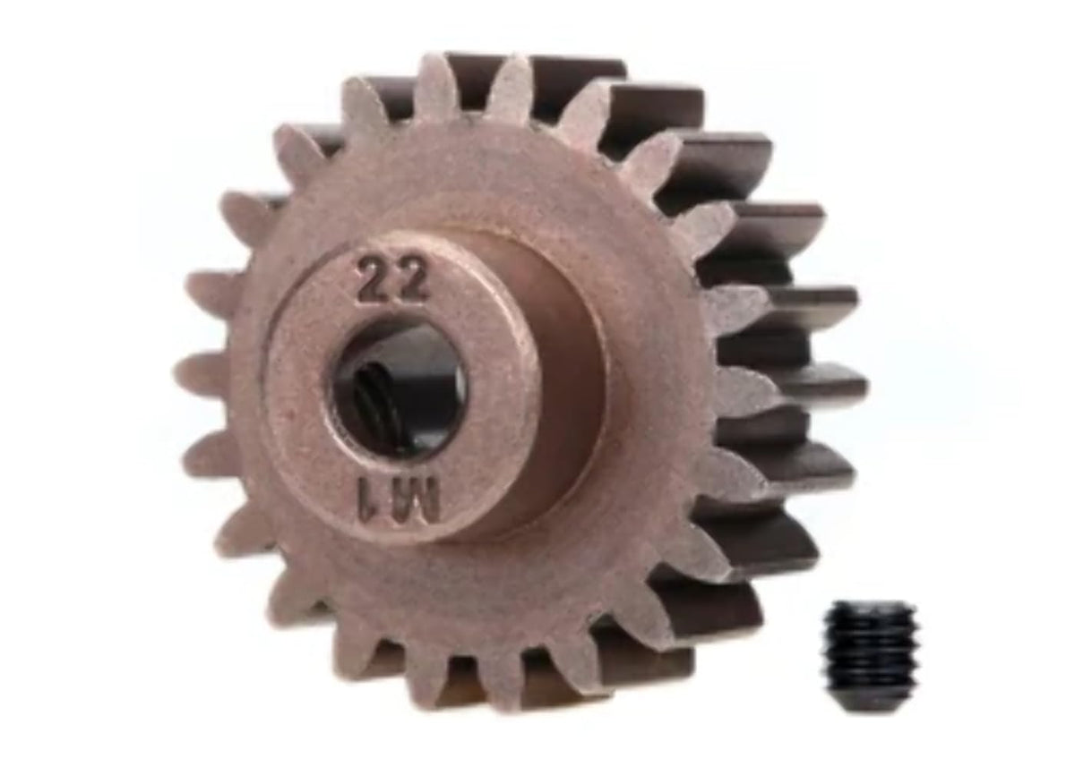 Traxxas 6495X Pinion Gear 22T 1.0 Metric Pitch 5mm Shaft: 1/7 X0-1 XO-1