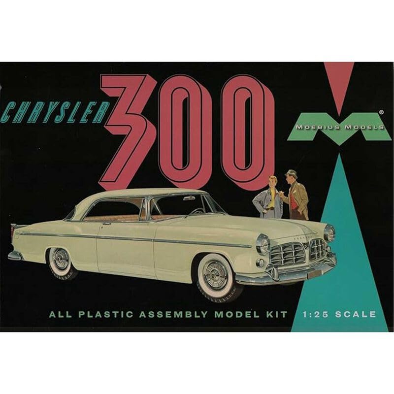 Moebius Models 1201 1/25 1955 Chrysler C300 Model Kit