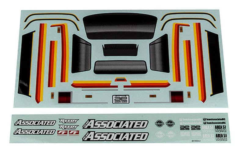Team Associated 41102 MT12 Decal Sheet