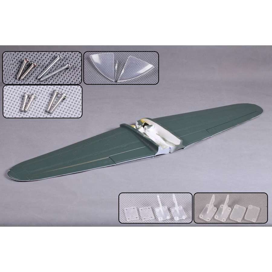 FMS MJ102GRN Main Wing, Green: Zero 1400mm