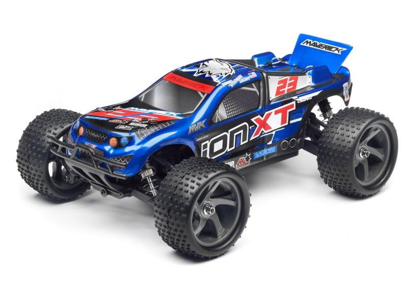 Maverick 28065 Truggy Painted Body, Blue w/Decals, Ion XT