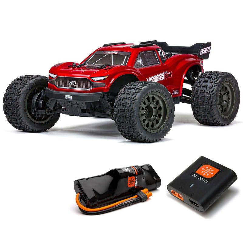 ARRMA RC Truck 1/10 VORTEKS 4X2 Boost MEGA 550 Brushed Stadium Truck RTR