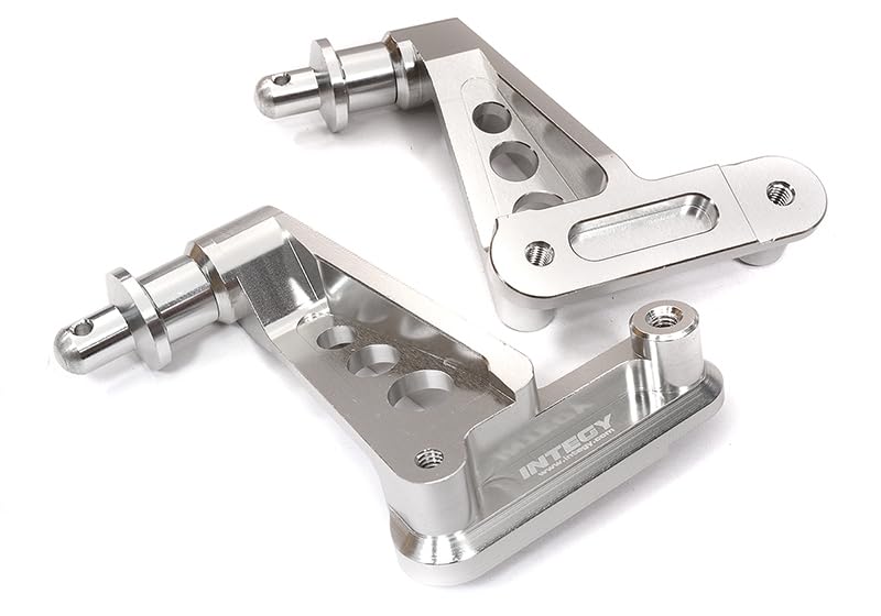 Integy C32427SILVER Billet Mach R Body Mounts/Posts: SCX6 JLU Wrangler