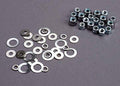 Traxxas 1252 Lock Nuts/Locknuts 3mm & 4mm & Washers 49-Piece Set