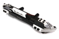 Integy C32443SILVER Front Alloy Bumper w/LED: Axial SCX6 JLU Wrangler