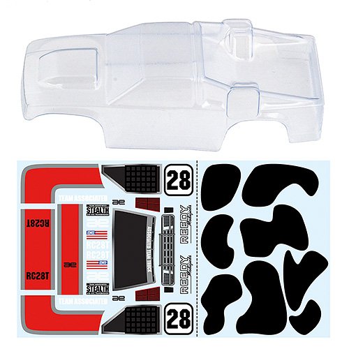 Team Associated 21434 RC28T Body, Clear