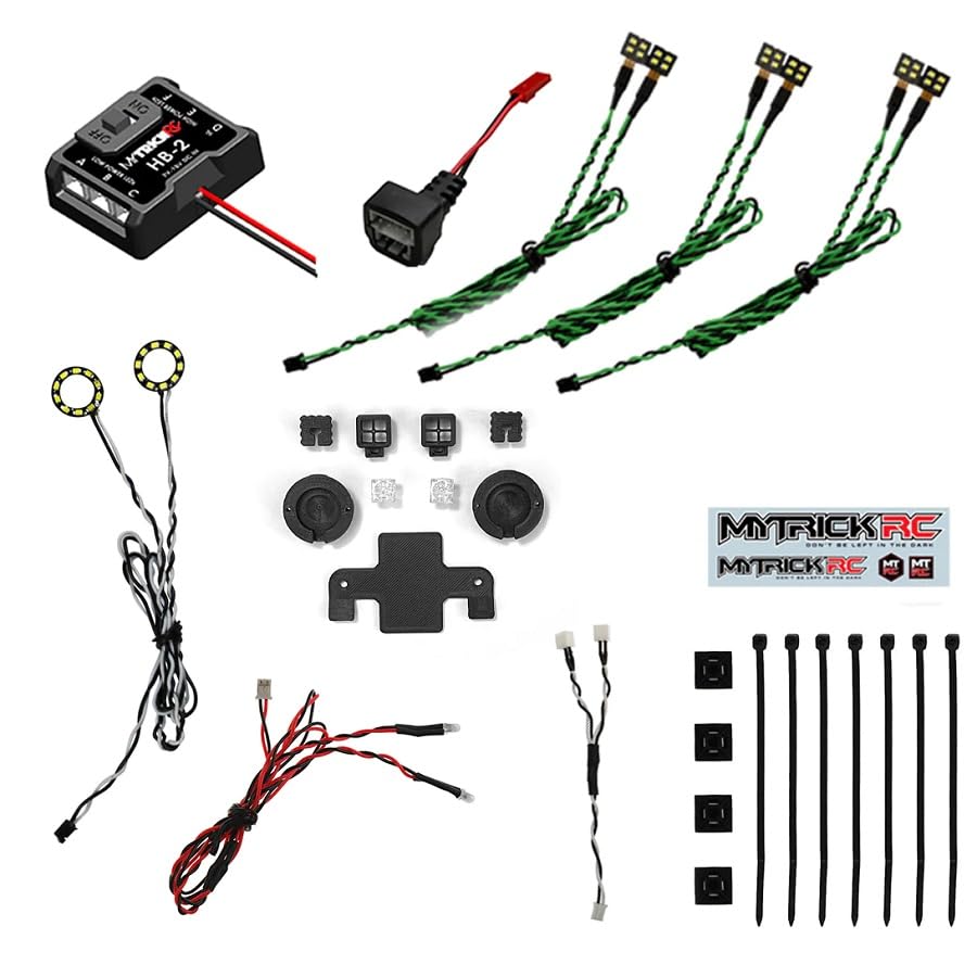 MyTrickRC LSGD Losi Grave Digger Monster Truck Light Kit