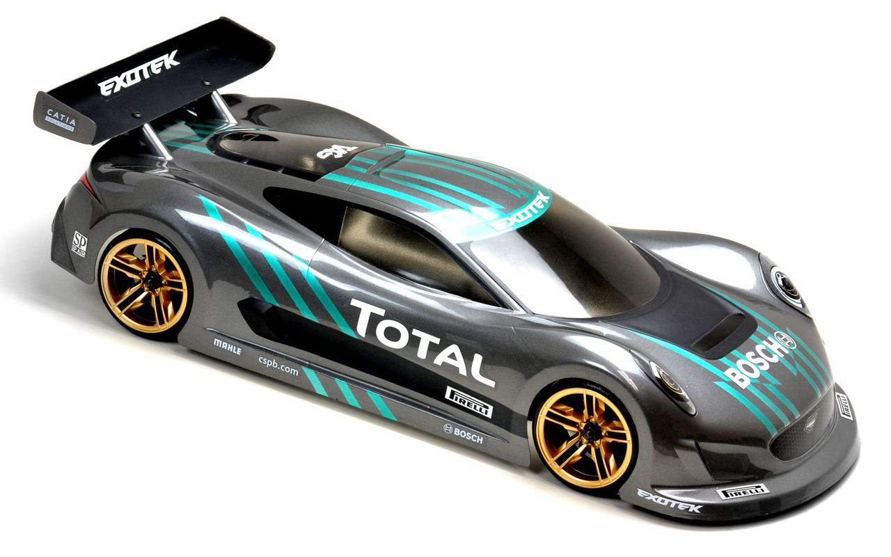 Exotek Racing 1884 J-ZERO 1/10 190mm USGT Race Body, Clear Lexan w/ Wing