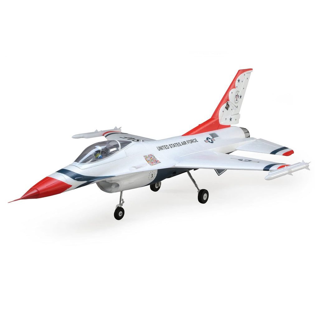 E-Flite EFL78500 F-16 70mm EDF BNF Basic Airplane w/AS3X and SS