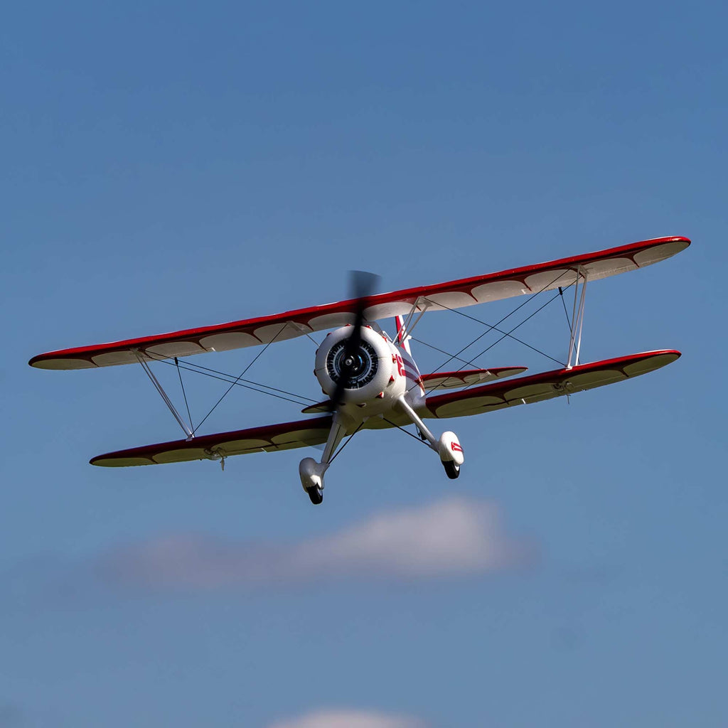 E-Flite EFLU53550 UMX WACO, White BNF Basic with AS3X & SAFE