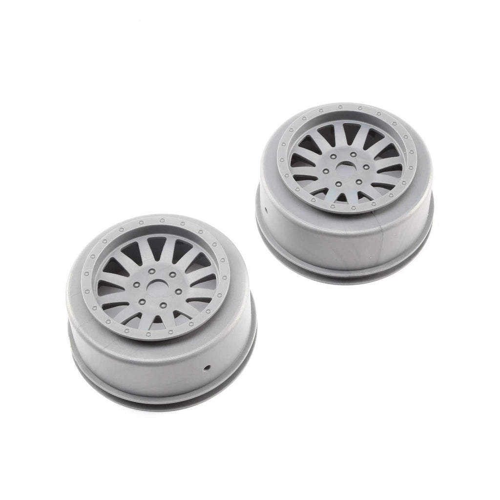 Losi LOS45020 Wheels, Silver (2): 1/6 Super Baja Rey