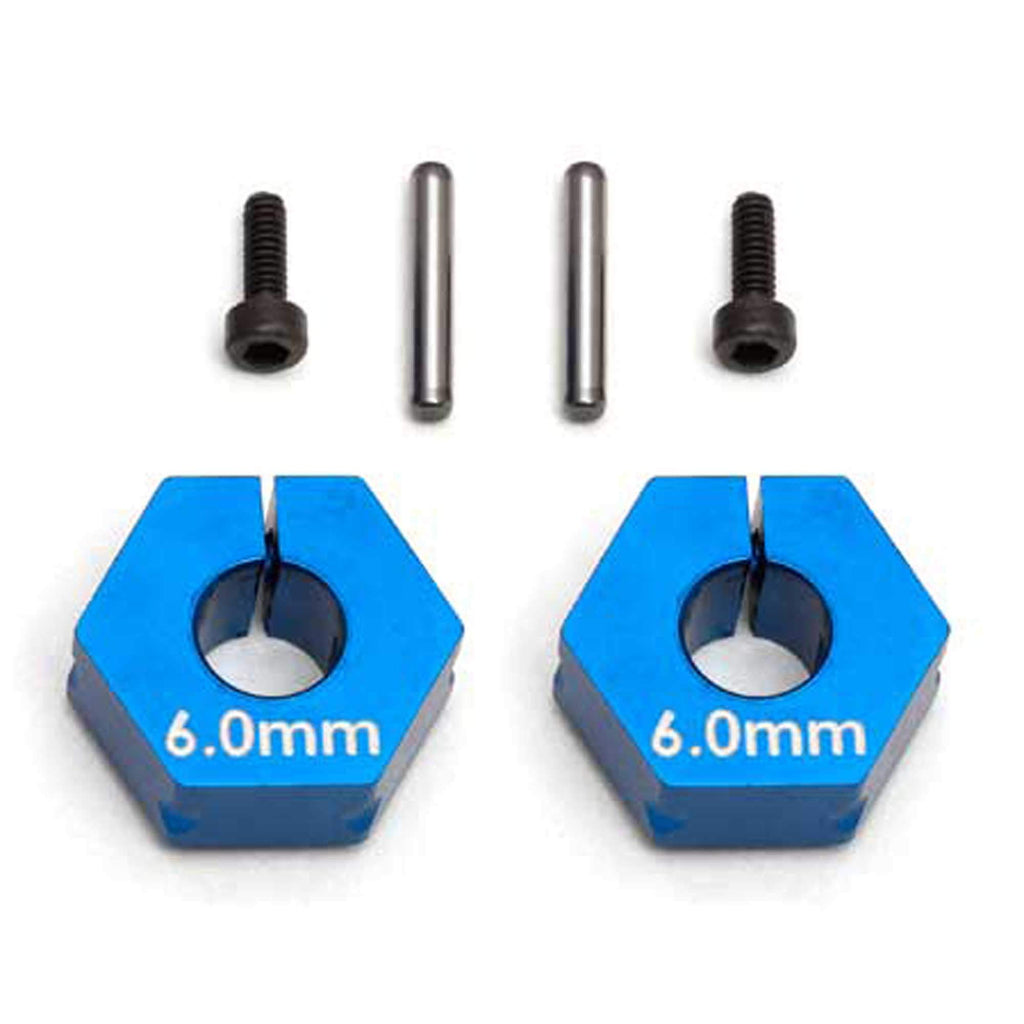 Team Associated 71034 FT Clamping Wheel Hexes, 6.0mm