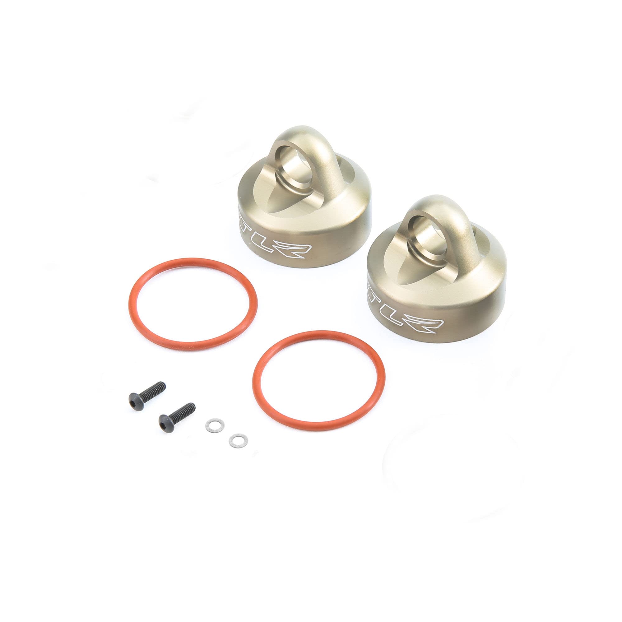 Team Losi Racing TLR353003 Aluminum Bleeder Shock Caps(2): 1/5 Five-T, MINI WRC