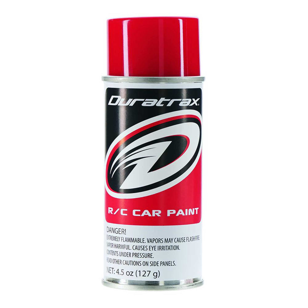 DuraTrax PC254 Polycarb RC Spray Paint, Racing Red 4.5 oz