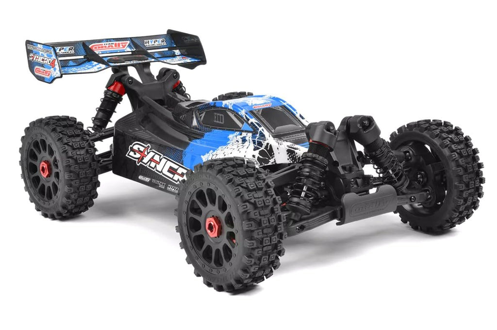 Corally 00287-B Syncro-4 1/8 4S Brushless Off Road Buggy, RTR, Blue