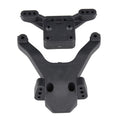 Team Associated 91875 RC10B6 FT Top Plate and Ballstud Mount, carbon