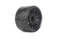 Jetko Tires 1901CBMSGBB1 1/8 SMT 4.0 Black Phoenix Tires Mounted on Black Claw