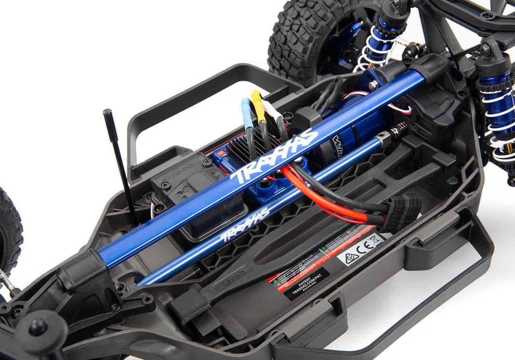 Traxxas 6730X-FINAL Chassis Brace Kit Blue Aluminum Rustler 4X4 Slash 4X4 LCG
