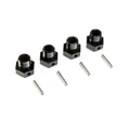 Losi LOS252129 17mm Wheel Hex, Black (4): SBR 2.0