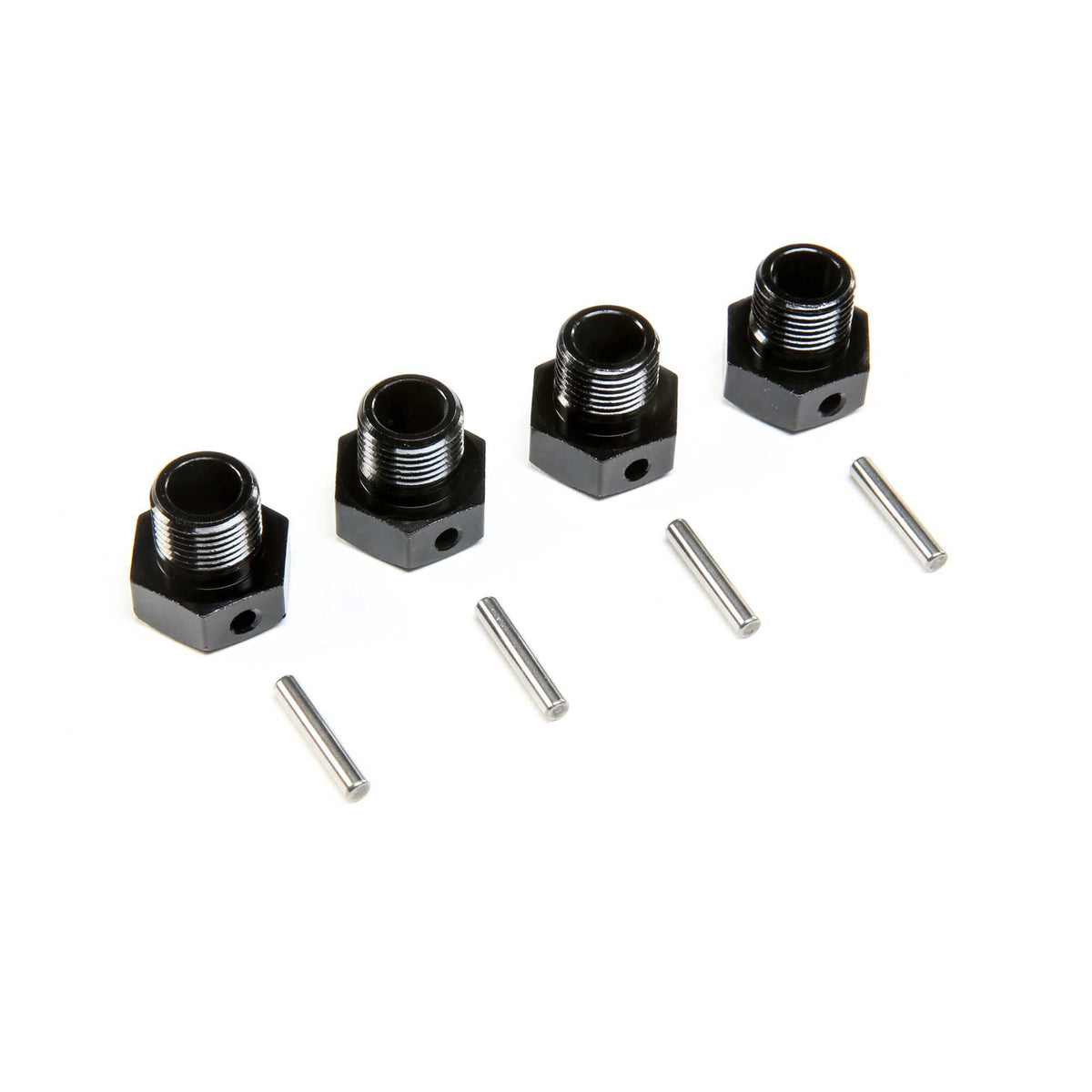 Losi LOS252129 17mm Wheel Hex, Black (4): SBR 2.0