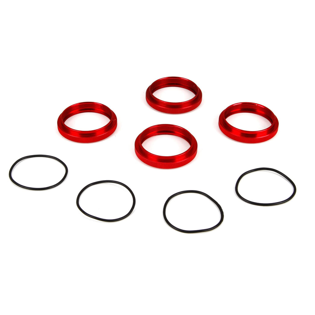 Losi LOS253009 Aluminum Shock Adjuster Nuts w/ O-Ring: 1:5 4wd Desert Buggy XL