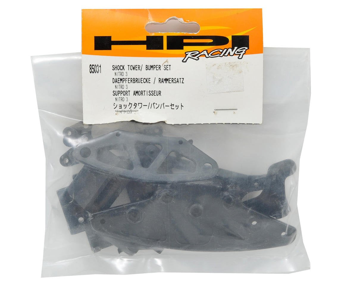 HPI Racing 85031 Shock Tower/Bumper Set (Nitro3)