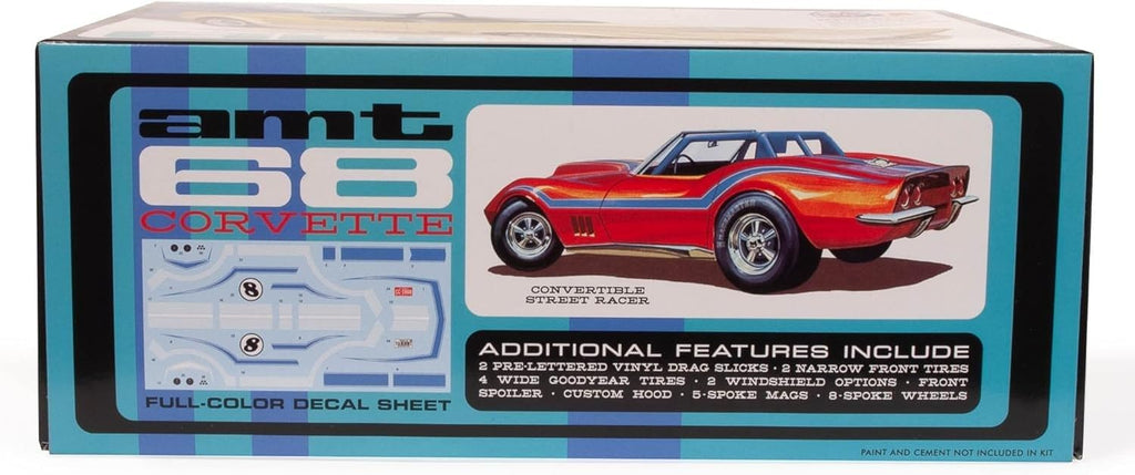 AMT 1236 1968 Chevy Corvette Custom 1:25 Model Kit