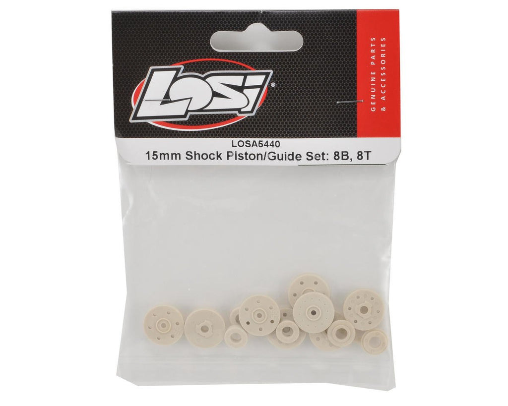 Losi LOSA5440 15mm Shock Piston & Guide Set: 8ight & 2.0 8ight-T L8ight