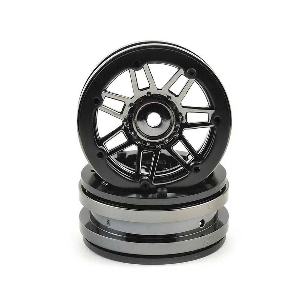Pit Bull Xtreme W19931GB 1.9 Beadlock Raceline #931 Injector, Gun/Blk (2)