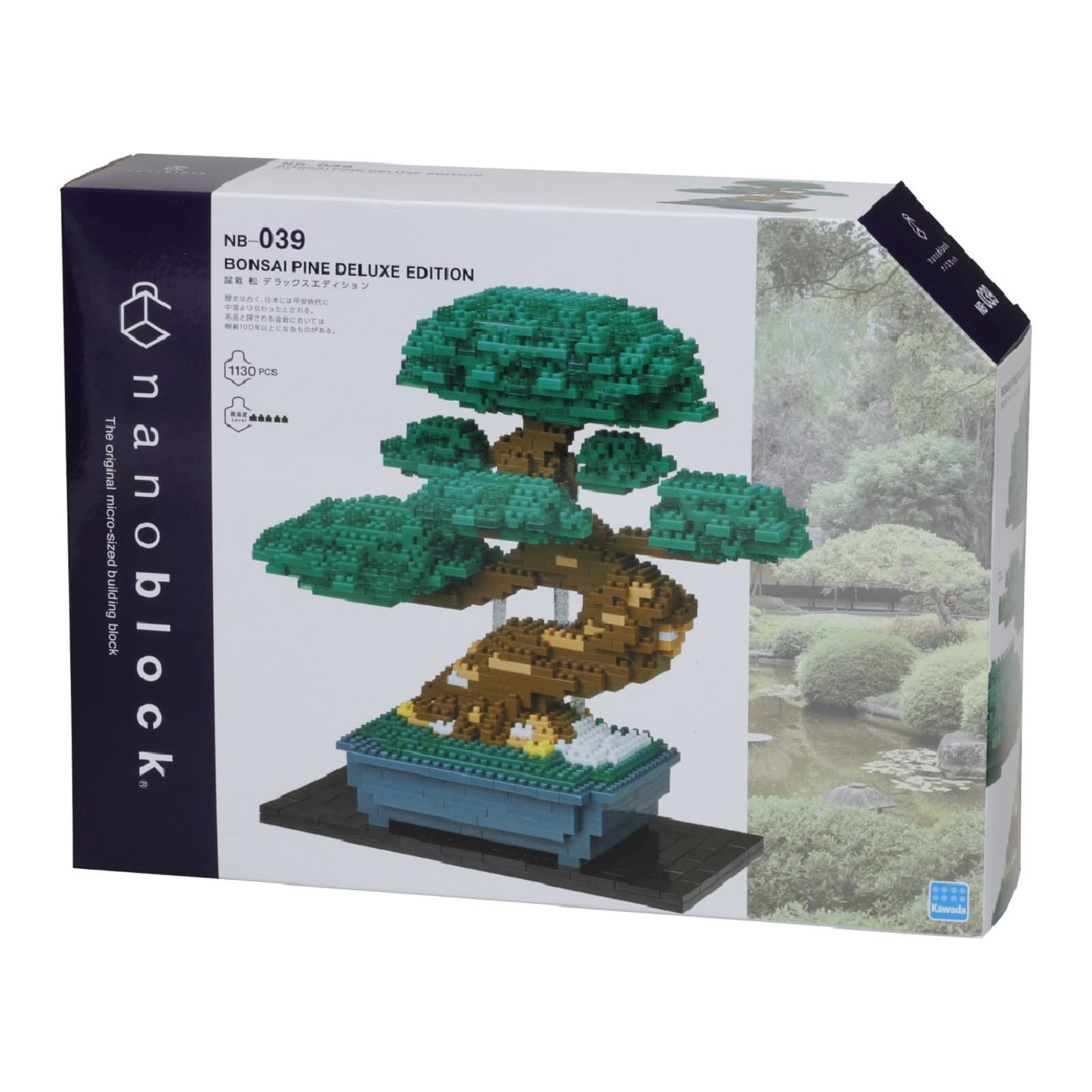 Nanoblock 21011 Bonsai Matsu Deluxe Edition "World Famous", Nanoblock