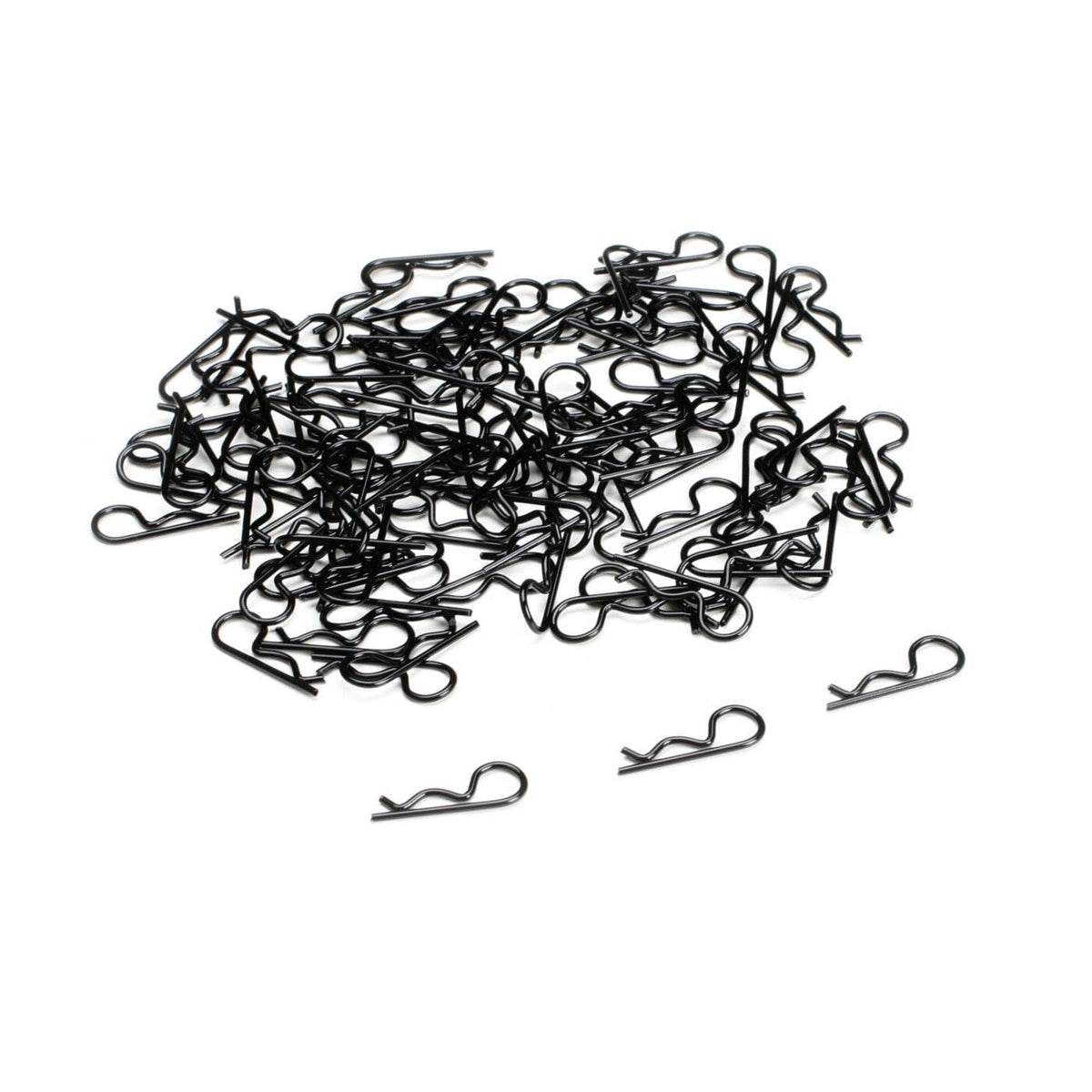 Integy C23214BLK Bent-Up Body Clip (100), Black: 1/10