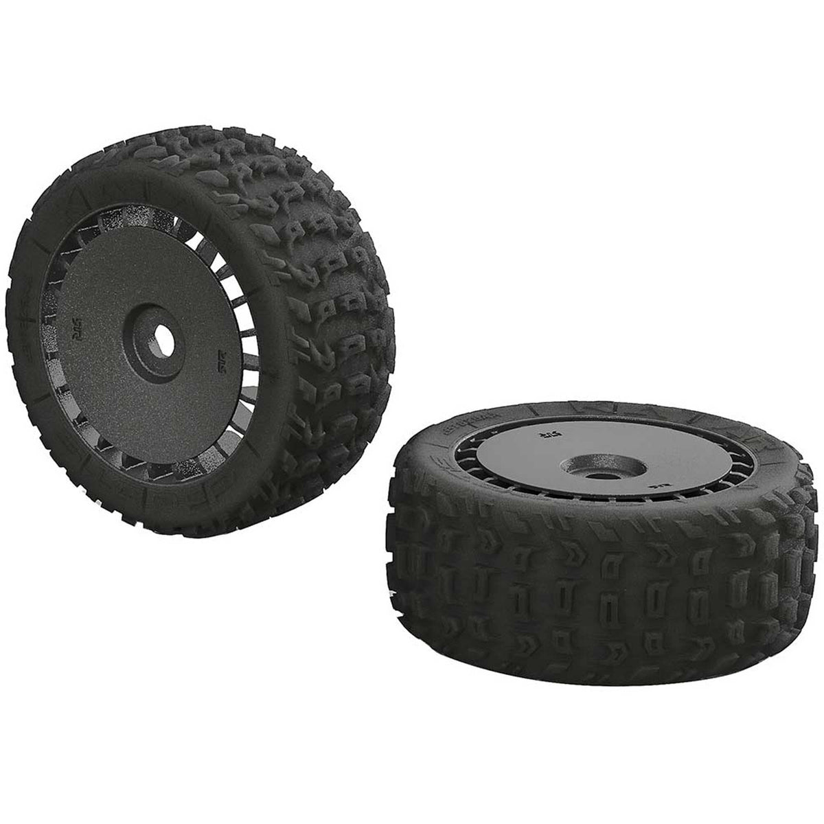 Arrma 550048 KATAR T 6S Tire/Wheel Set Talion (2)