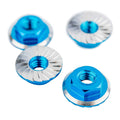 1UP Racing 80511 Bright Blue Lockdown M4 Wheel Nuts, 4pcs