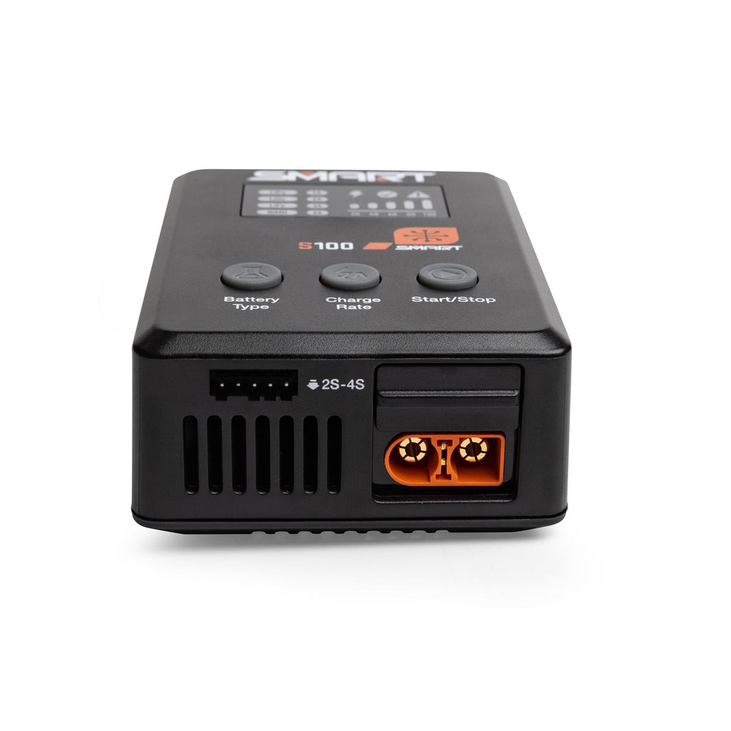 Spektrum X-1032 Smart Powerstage Surface Bundle: 5000mAh 2S 50C LiPo Battery (IC5) / 100W S100 Charger