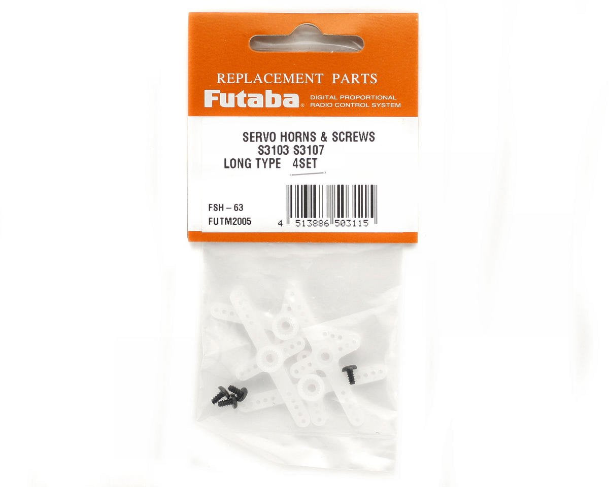 Futaba FSH-63 Micro Servo Horn and Screw Pack for S3103 and S3107