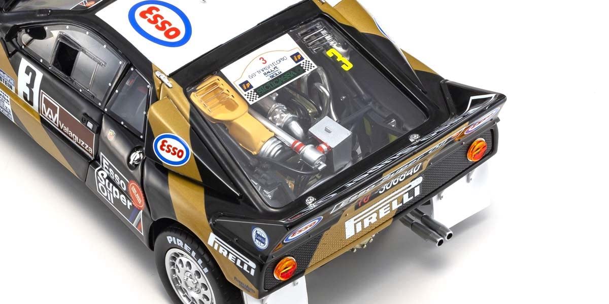 Kyosho KS08306H 1/18 Scale Lancia Rally 037 1985 Targa Florio #3