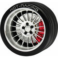 Hot Racing SW49ET08 Silver 18 Spoke 6061 Steering Wheel NB4