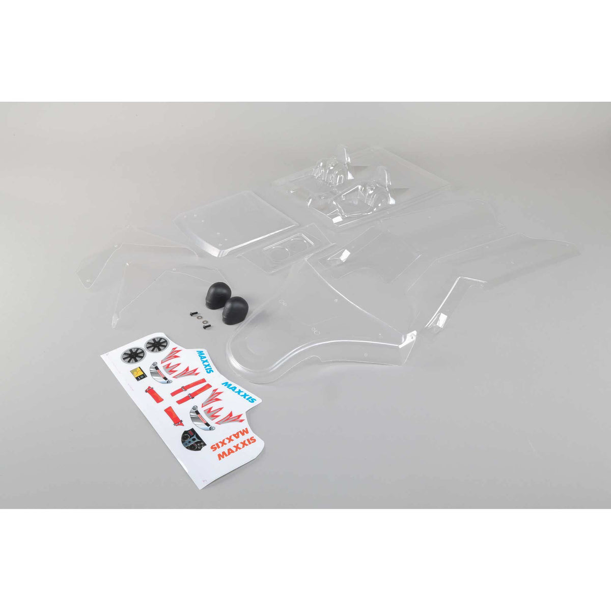 Losi LOS250018 Body Set  w/Sticker Sheet, Clear: DBXL-E