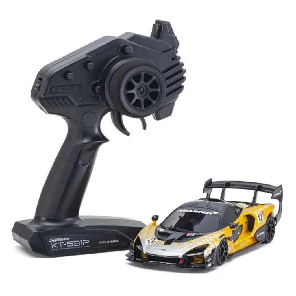 Kyosho 32340OR Mini-Z MR-03 RWD McLaren Senna GTR ReadySet, Orange