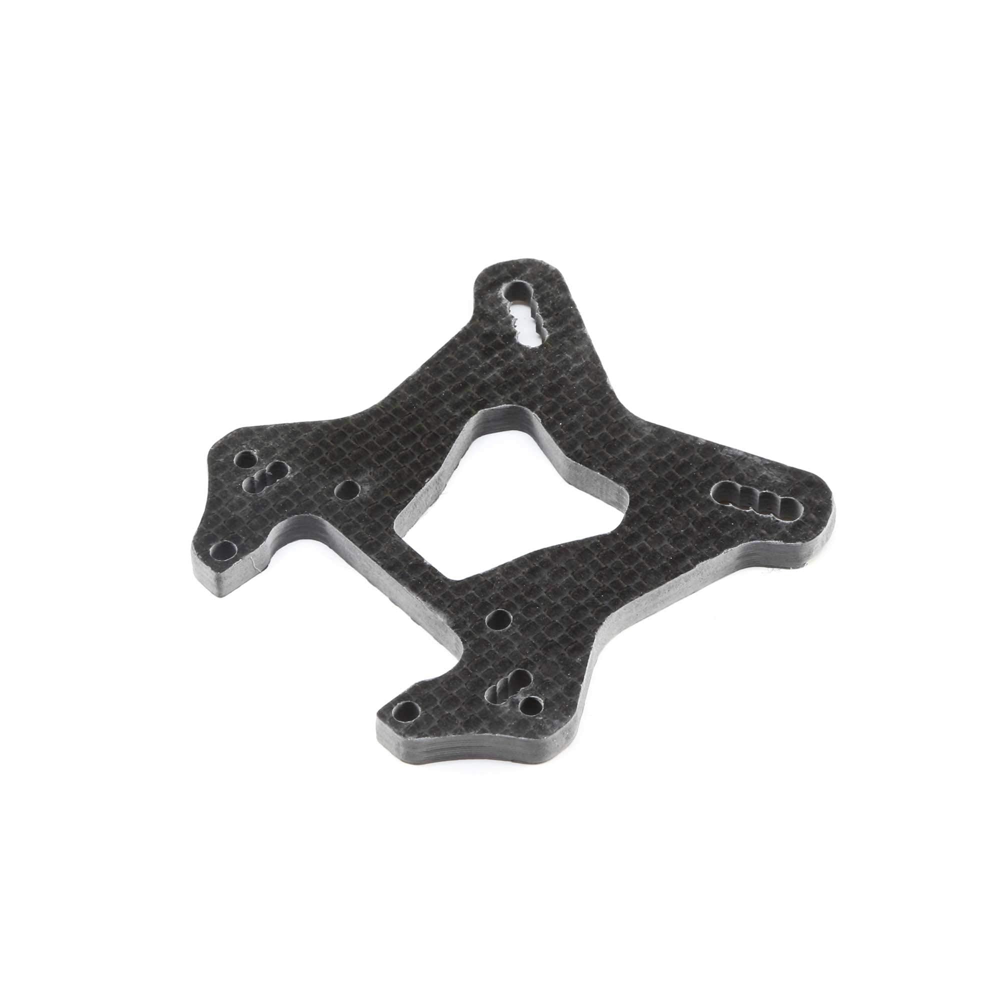 Team Losi Racing TLR344011 Carbon Front Shock Tower: 8/E 4.0