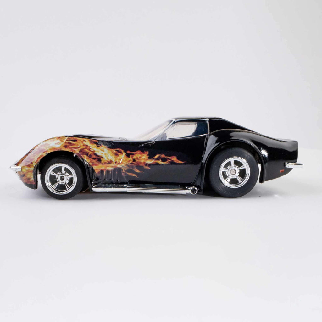 AFX 22051 1968 Corvette L88 Black/Flame