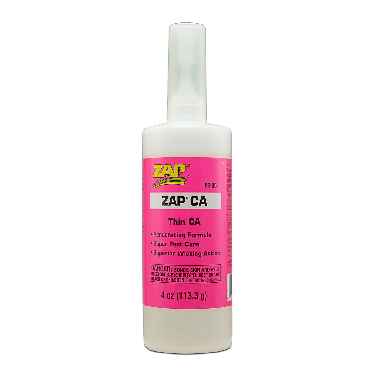 Pacer PT06 Zap CA Glue, 4 oz