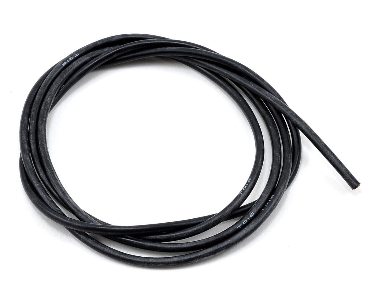 TQ Wire 1631 16 Gauge Super Flexible Wire- Black 3'