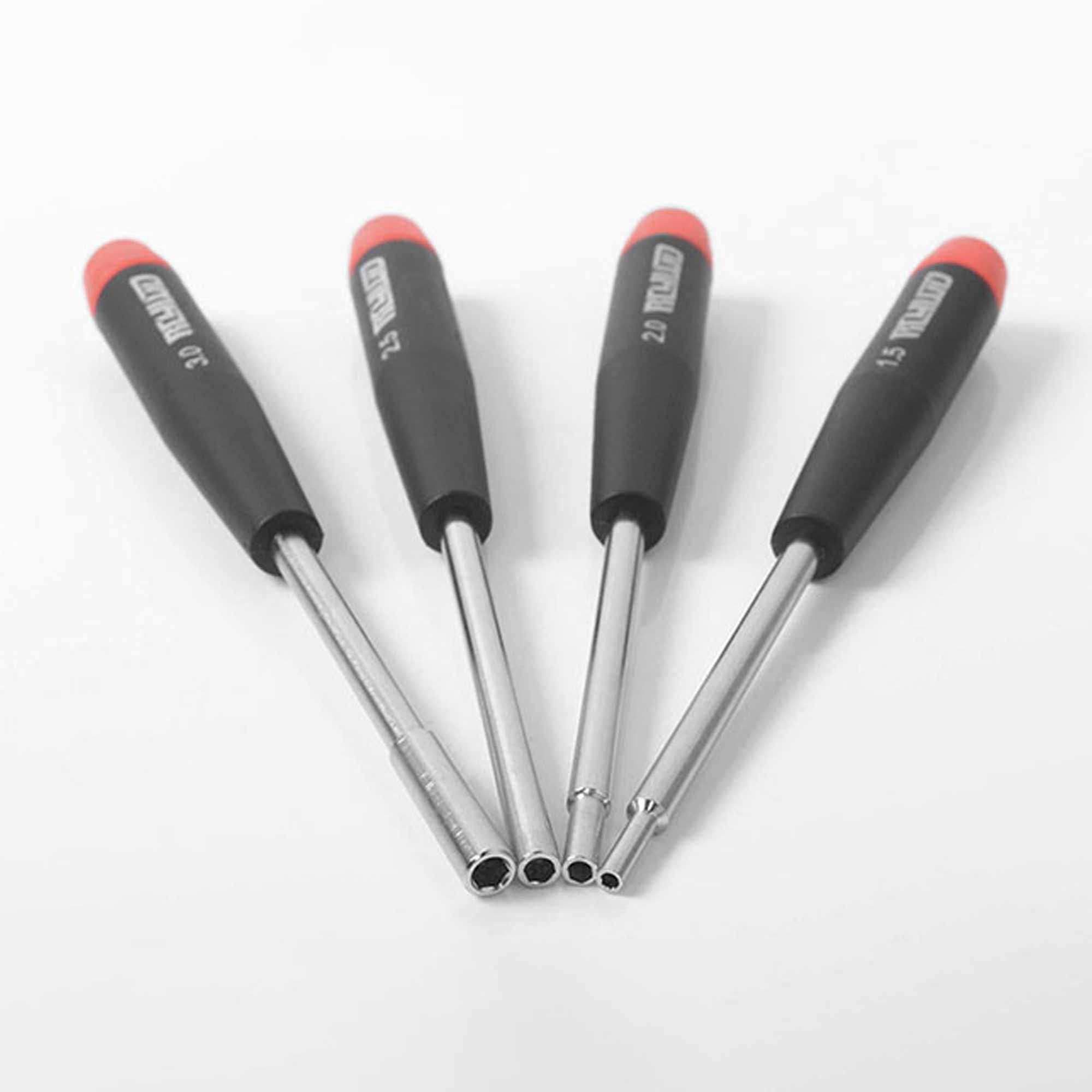RC4WD ZF0030 4pc Precision Metric Hex/Nut Driver Set